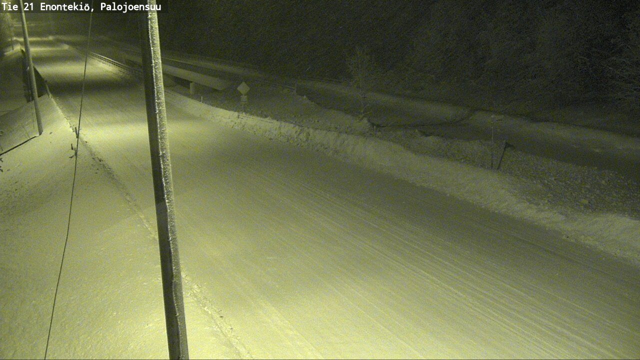 Weather Camera Image Väg 21 Enontekis, Palojoensuu, Enontekiö, Lappi