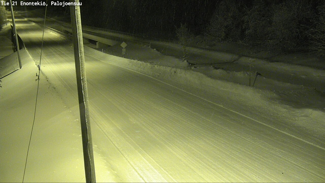 Weather Camera Image Väg 21 Enontekis, Palojoensuu, Enontekiö, Lappi