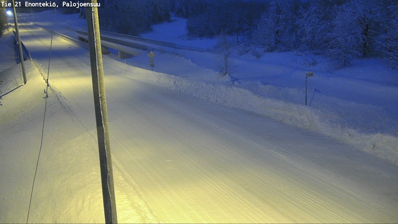 Weather Camera Image Väg 21 Enontekis, Palojoensuu, Enontekiö, Lappi