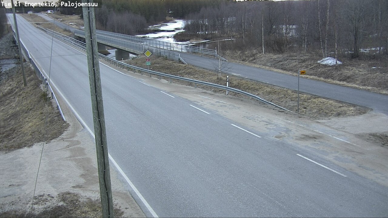Weather Camera Image Väg 21 Enontekis, Palojoensuu, Enontekiö, Lappi