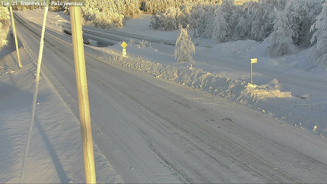 Weather Camera Image Väg 21 Enontekis, Palojoensuu, Enontekiö, Lappi