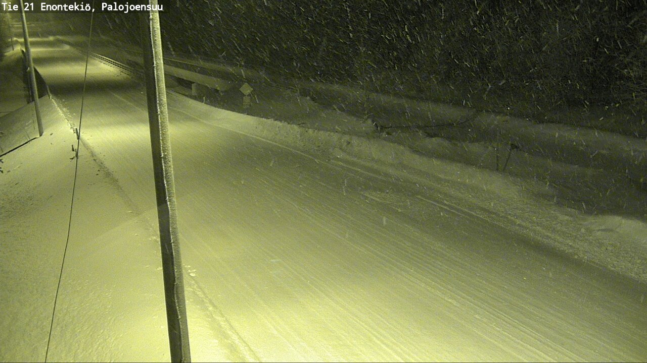 Weather Camera Image Väg 21 Enontekis, Palojoensuu, Enontekiö, Lappi