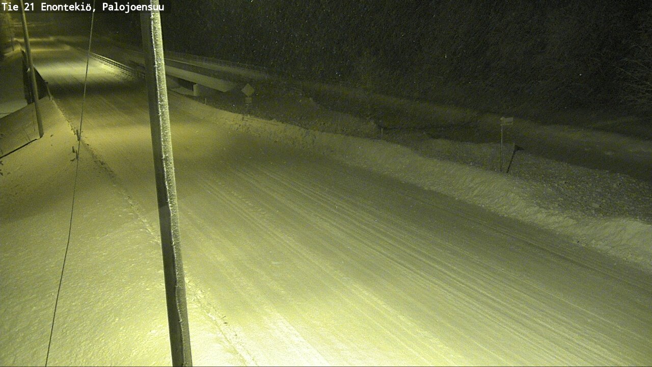 Weather Camera Image Väg 21 Enontekis, Palojoensuu, Enontekiö, Lappi