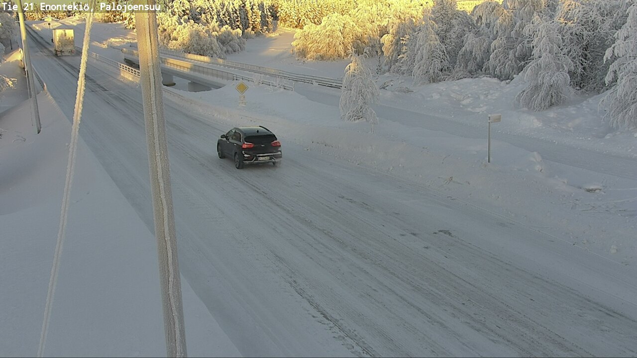 Weather Camera Image Road 21 Enontekiö, Palojoensuu, Enontekiö, Lappi