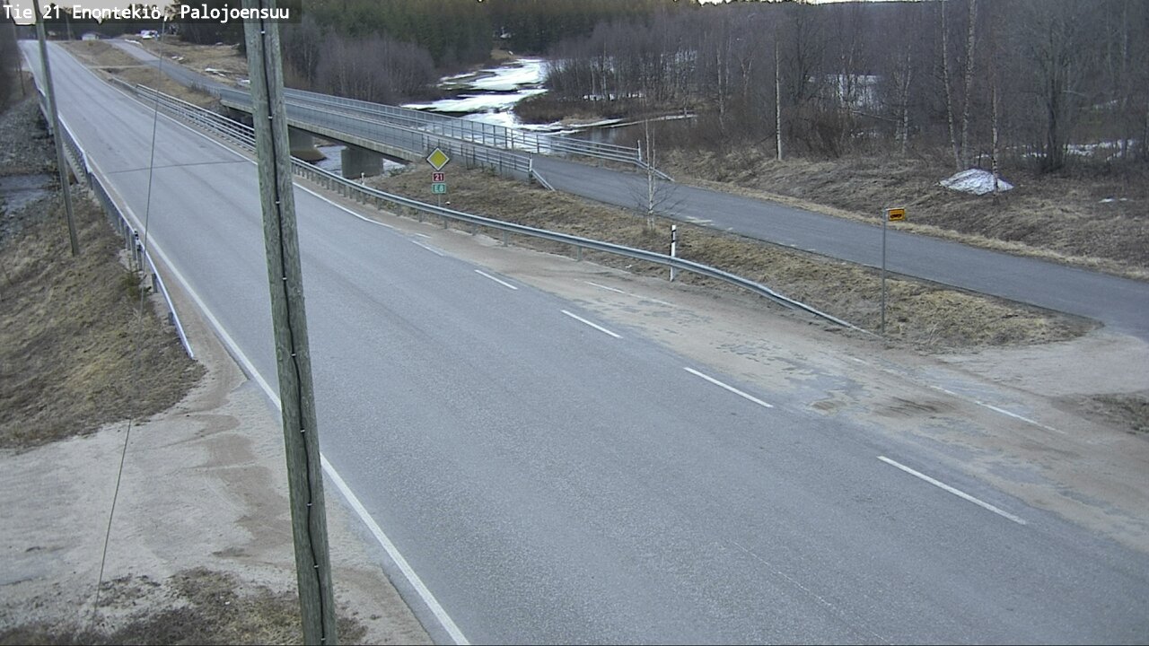 Weather Camera Image Väg 21 Enontekis, Palojoensuu, Enontekiö, Lappi