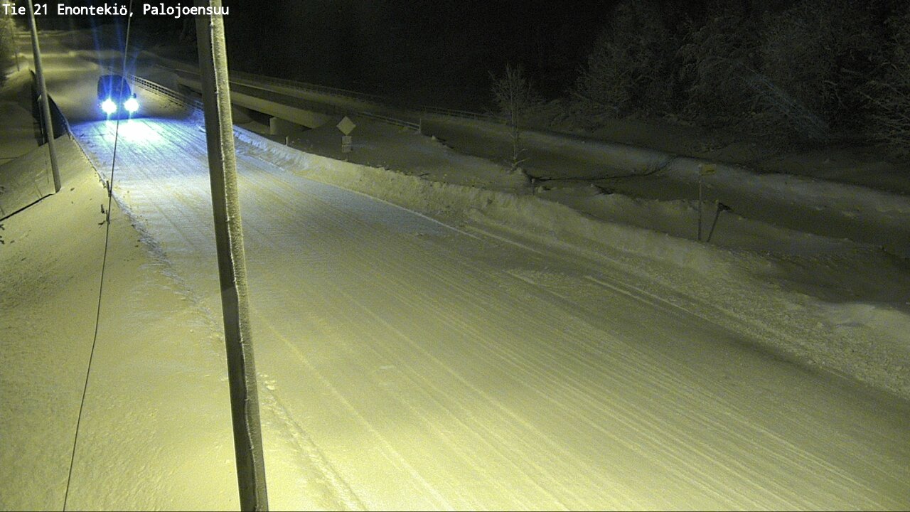 Weather Camera Image Väg 21 Enontekis, Palojoensuu, Enontekiö, Lappi
