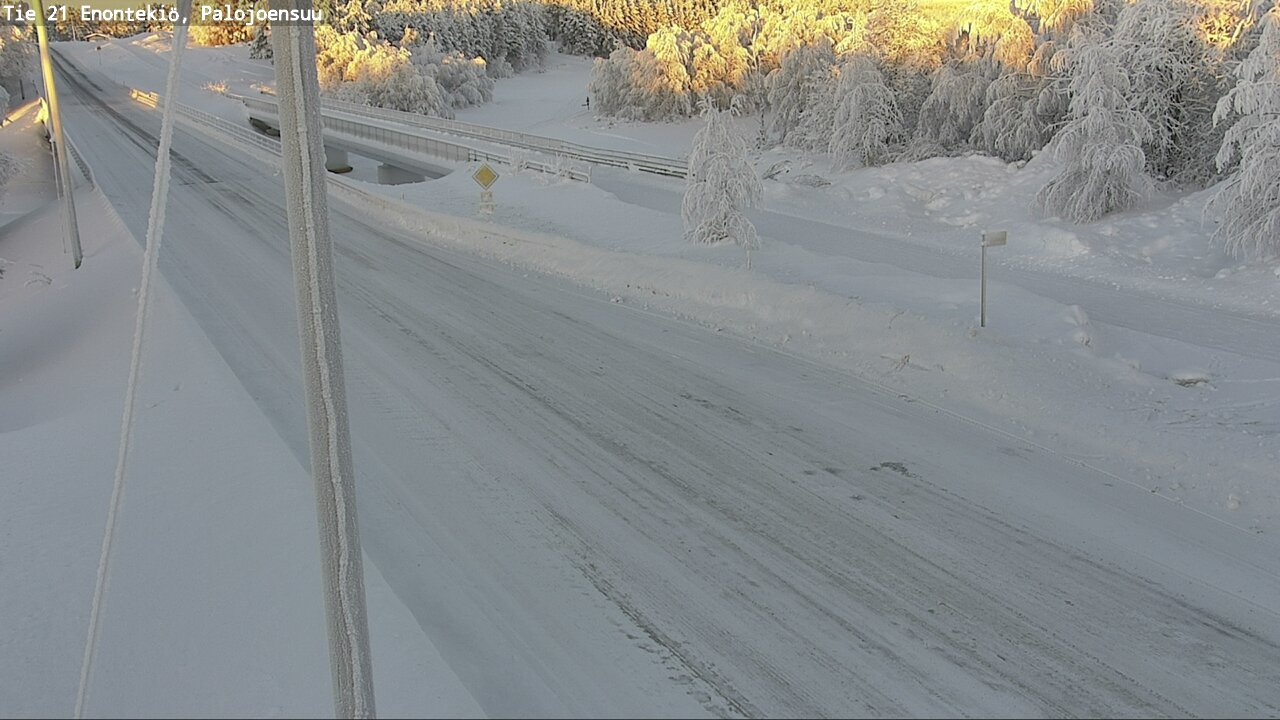 Weather Camera Image Väg 21 Enontekis, Palojoensuu, Enontekiö, Lappi