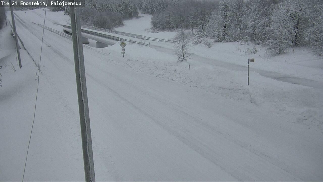 Weather Camera Image Väg 21 Enontekis, Palojoensuu, Enontekiö, Lappi