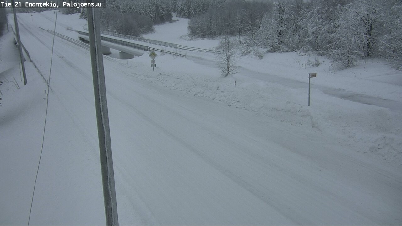 Weather Camera Image Väg 21 Enontekis, Palojoensuu, Enontekiö, Lappi