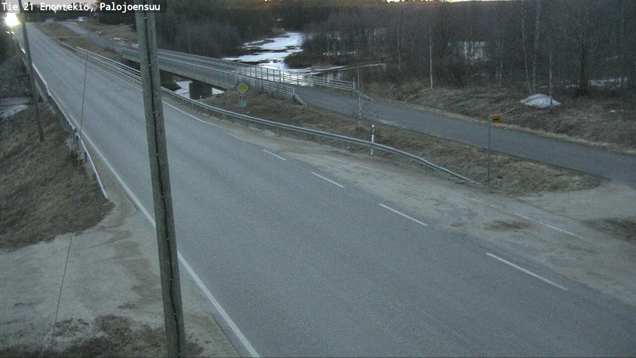 Weather Camera Image Väg 21 Enontekis, Palojoensuu, Enontekiö, Lappi