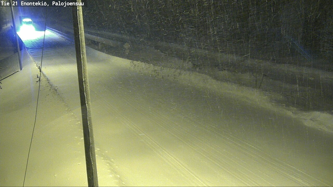 Weather Camera Image Väg 21 Enontekis, Palojoensuu, Enontekiö, Lappi