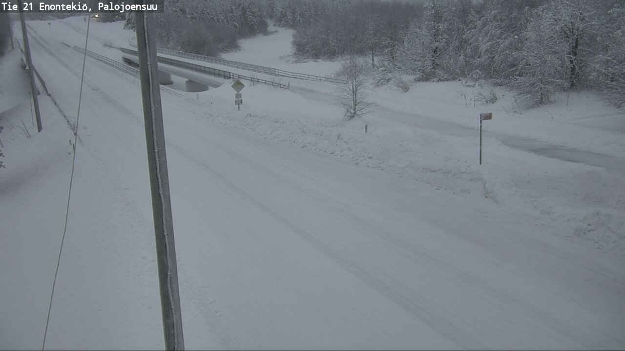 Weather Camera Image Väg 21 Enontekis, Palojoensuu, Enontekiö, Lappi