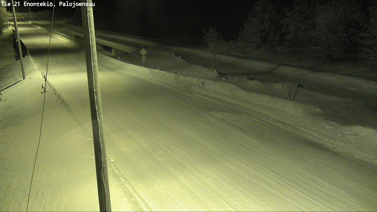 Weather Camera Image Väg 21 Enontekis, Palojoensuu, Enontekiö, Lappi