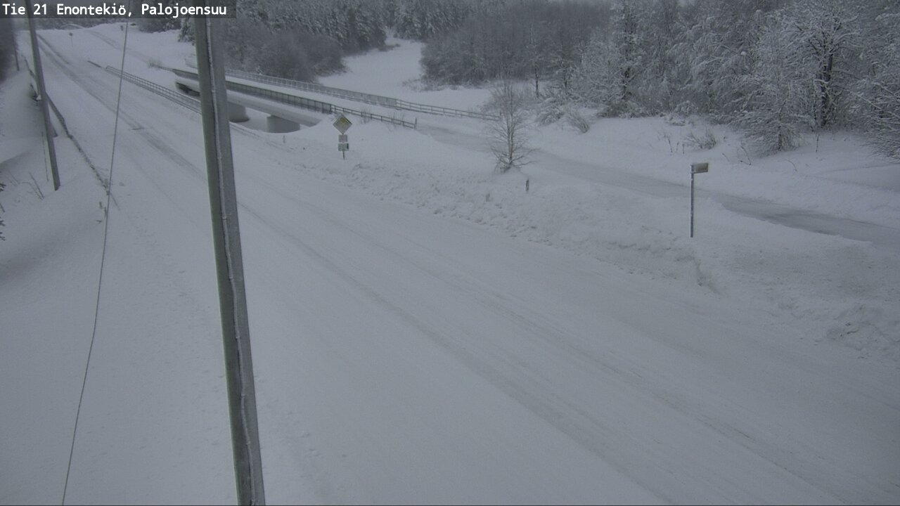 Weather Camera Image Väg 21 Enontekis, Palojoensuu, Enontekiö, Lappi