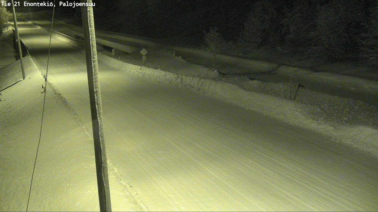 Weather Camera Image Väg 21 Enontekis, Palojoensuu, Enontekiö, Lappi
