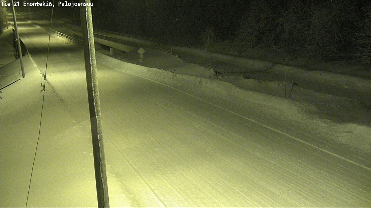 Weather Camera Image Väg 21 Enontekis, Palojoensuu, Enontekiö, Lappi