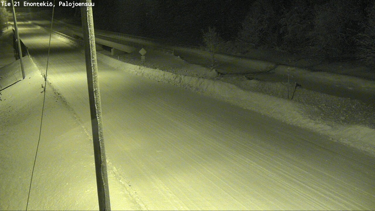 Weather Camera Image Väg 21 Enontekis, Palojoensuu, Enontekiö, Lappi