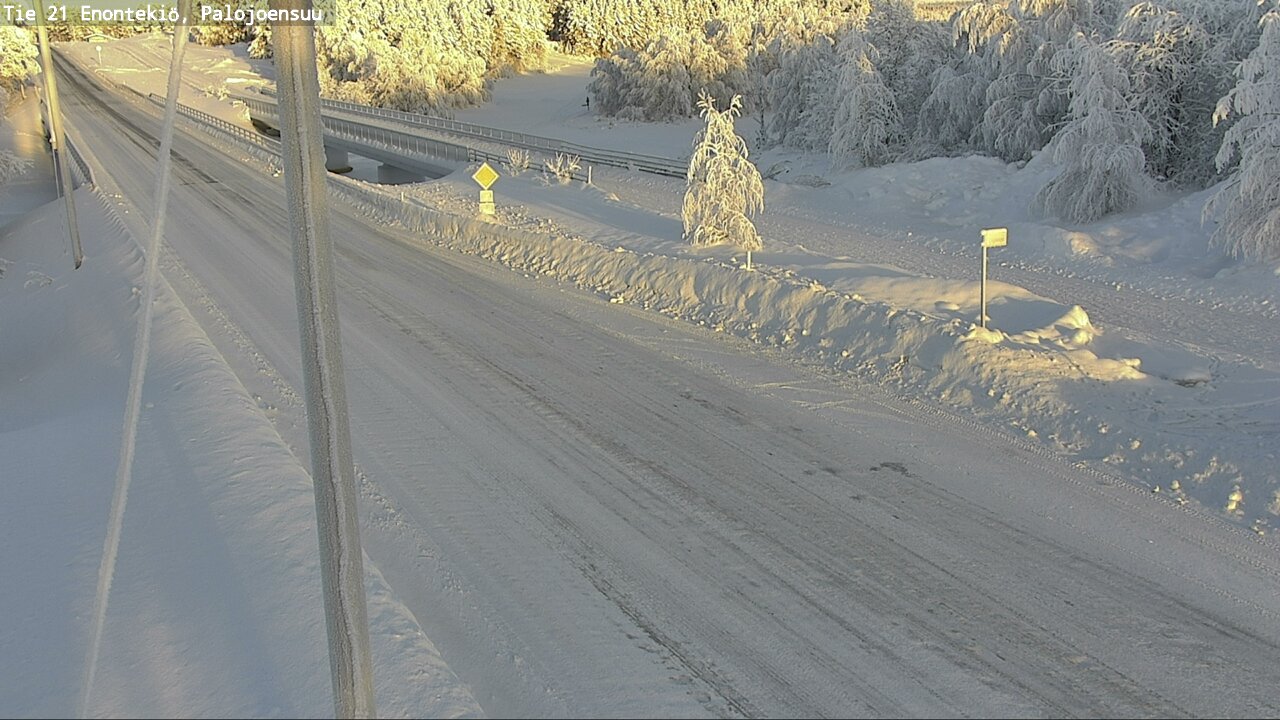 Weather Camera Image Väg 21 Enontekis, Palojoensuu, Enontekiö, Lappi