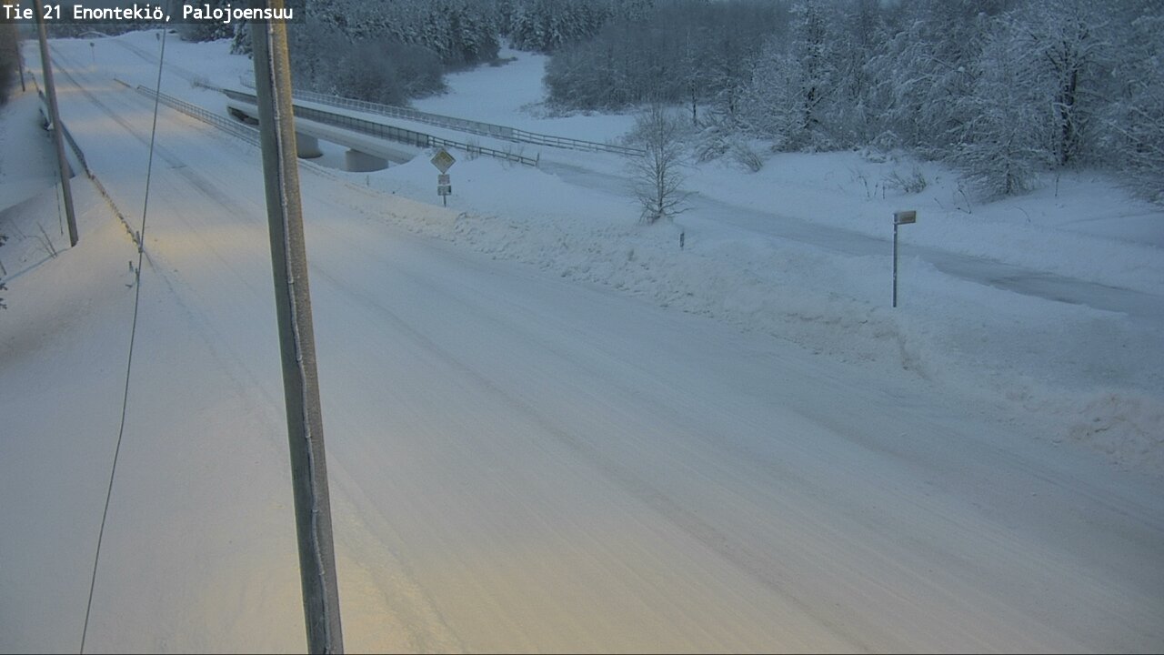 Weather Camera Image Väg 21 Enontekis, Palojoensuu, Enontekiö, Lappi