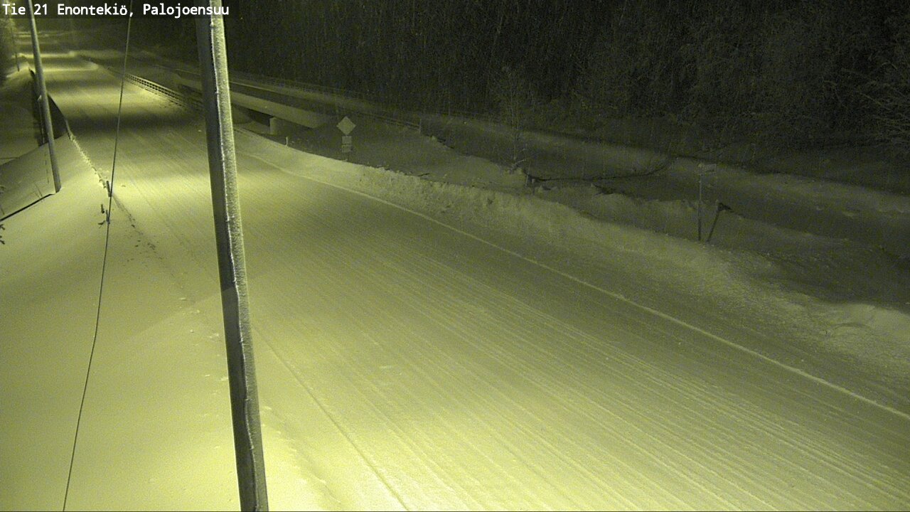 Weather Camera Image Väg 21 Enontekis, Palojoensuu, Enontekiö, Lappi
