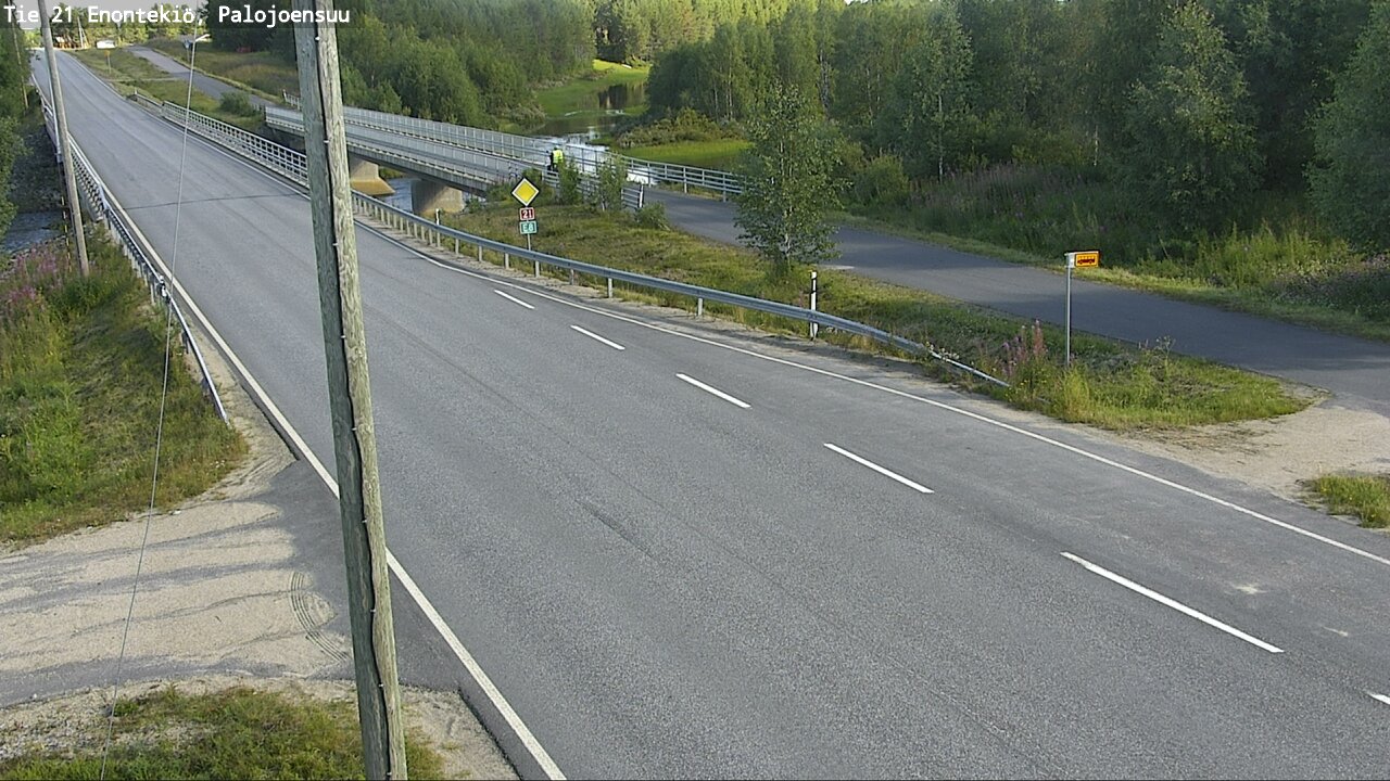 Weather Camera Image Road 21 Enontekiö, Palojoensuu, Enontekiö, Lappi