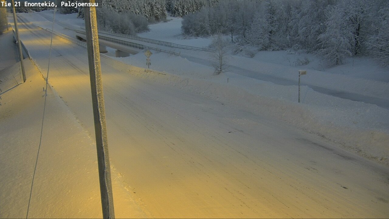 Weather Camera Image Väg 21 Enontekis, Palojoensuu, Enontekiö, Lappi