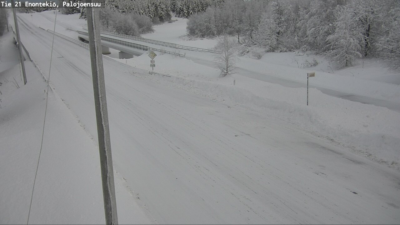 Weather Camera Image Road 21 Enontekiö, Palojoensuu, Enontekiö, Lappi