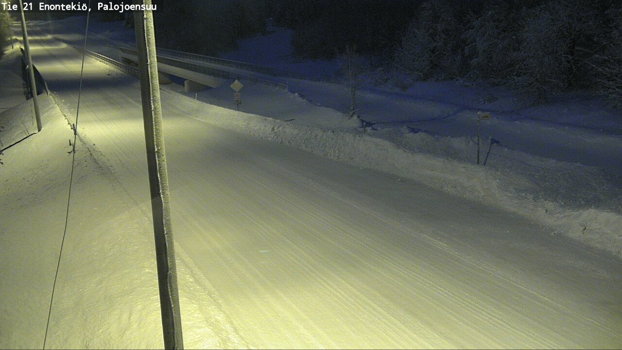 Weather Camera Image Väg 21 Enontekis, Palojoensuu, Enontekiö, Lappi