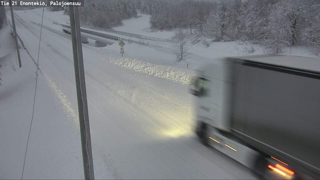 Weather Camera Image Väg 21 Enontekis, Palojoensuu, Enontekiö, Lappi