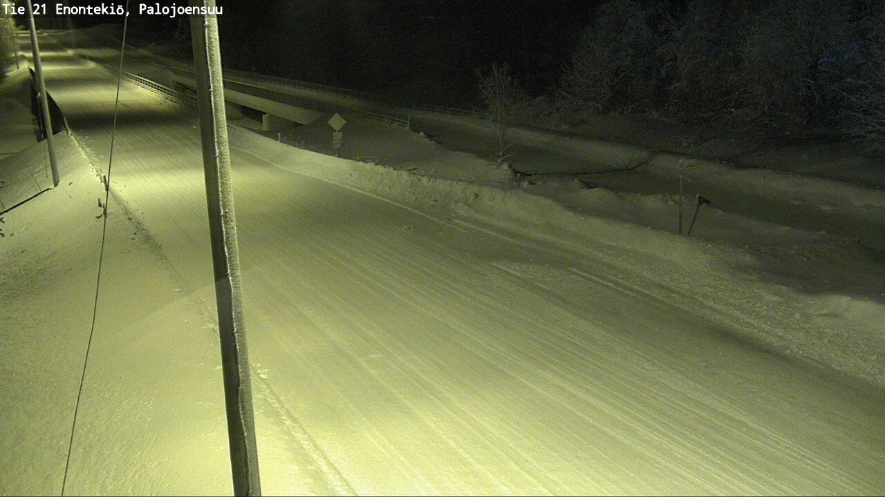 Weather Camera Image Väg 21 Enontekis, Palojoensuu, Enontekiö, Lappi