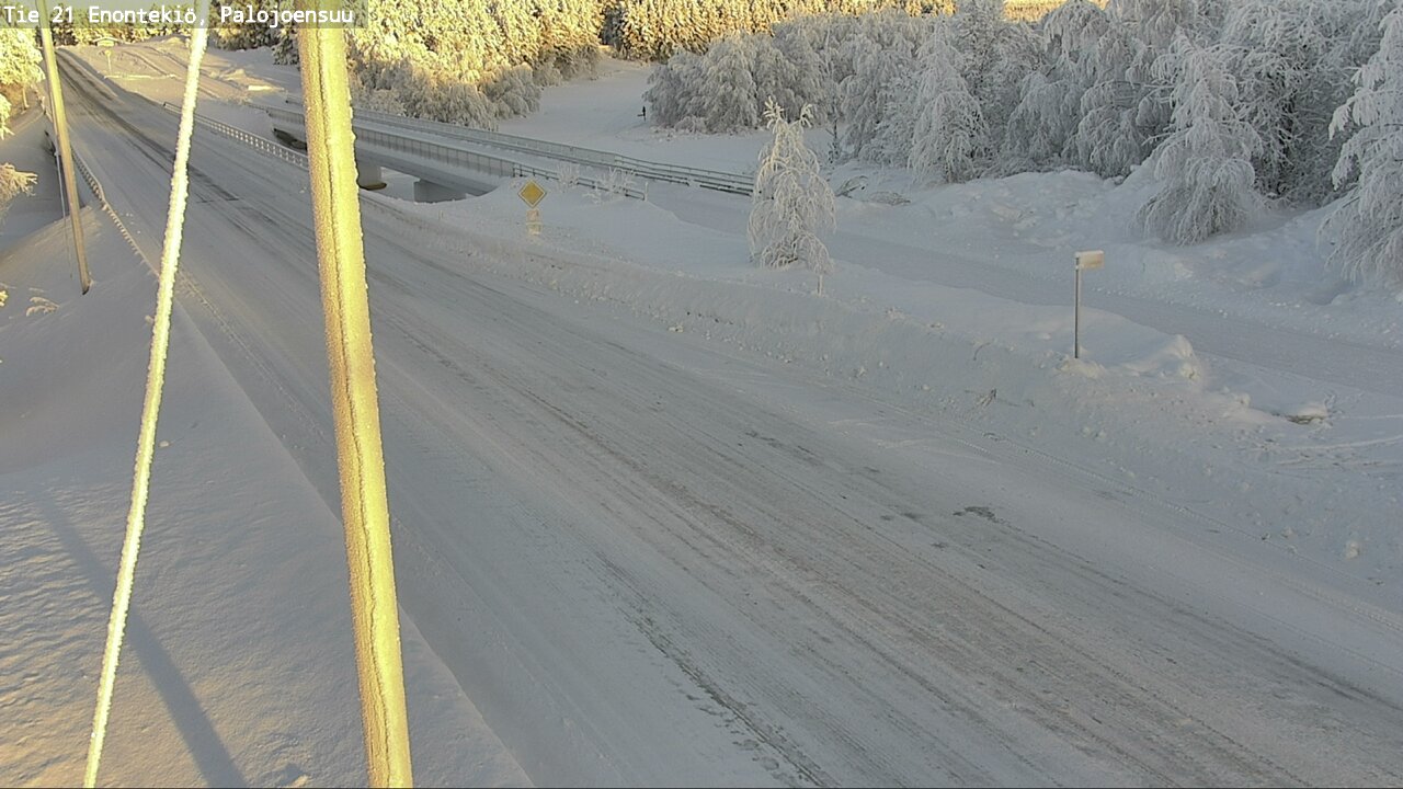 Weather Camera Image Väg 21 Enontekis, Palojoensuu, Enontekiö, Lappi