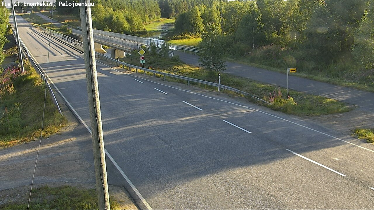 Weather Camera Image Väg 21 Enontekis, Palojoensuu, Enontekiö, Lappi