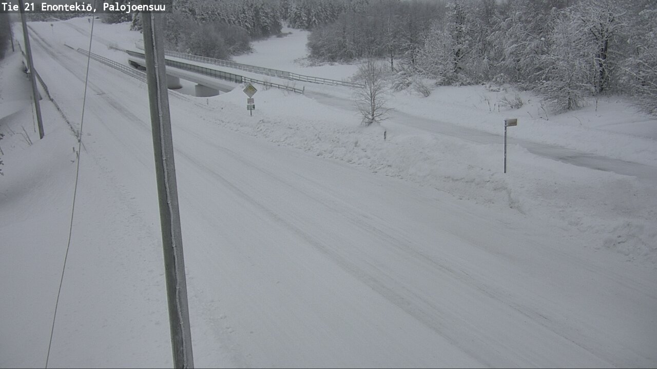 Weather Camera Image Väg 21 Enontekis, Palojoensuu, Enontekiö, Lappi