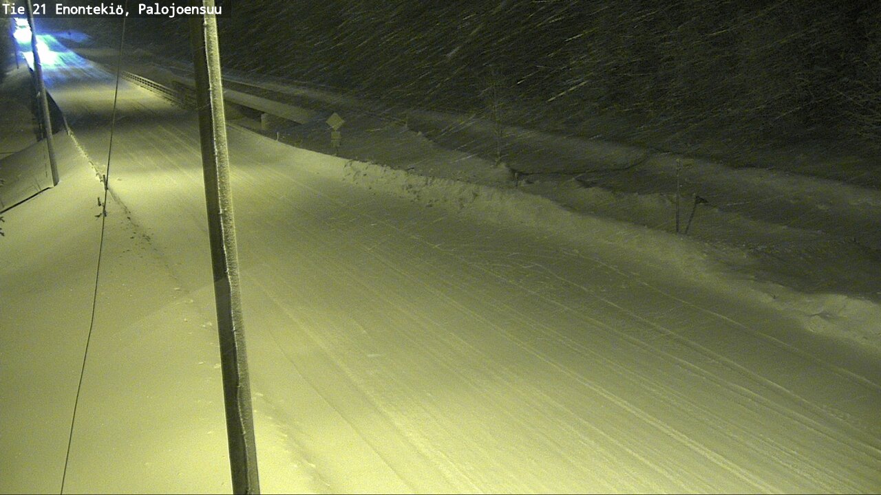 Weather Camera Image Väg 21 Enontekis, Palojoensuu, Enontekiö, Lappi