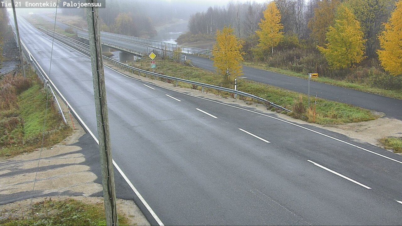 Weather Camera Image Road 21 Enontekiö, Palojoensuu, Enontekiö, Lappi