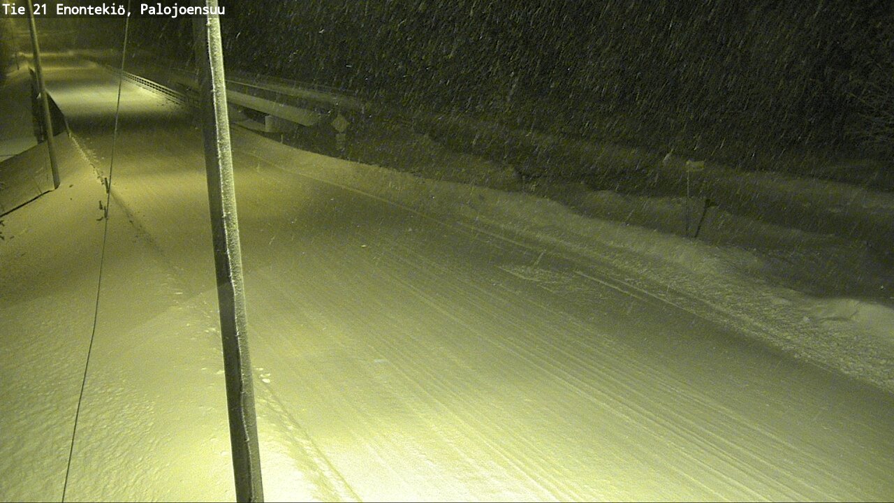 Weather Camera Image Väg 21 Enontekis, Palojoensuu, Enontekiö, Lappi