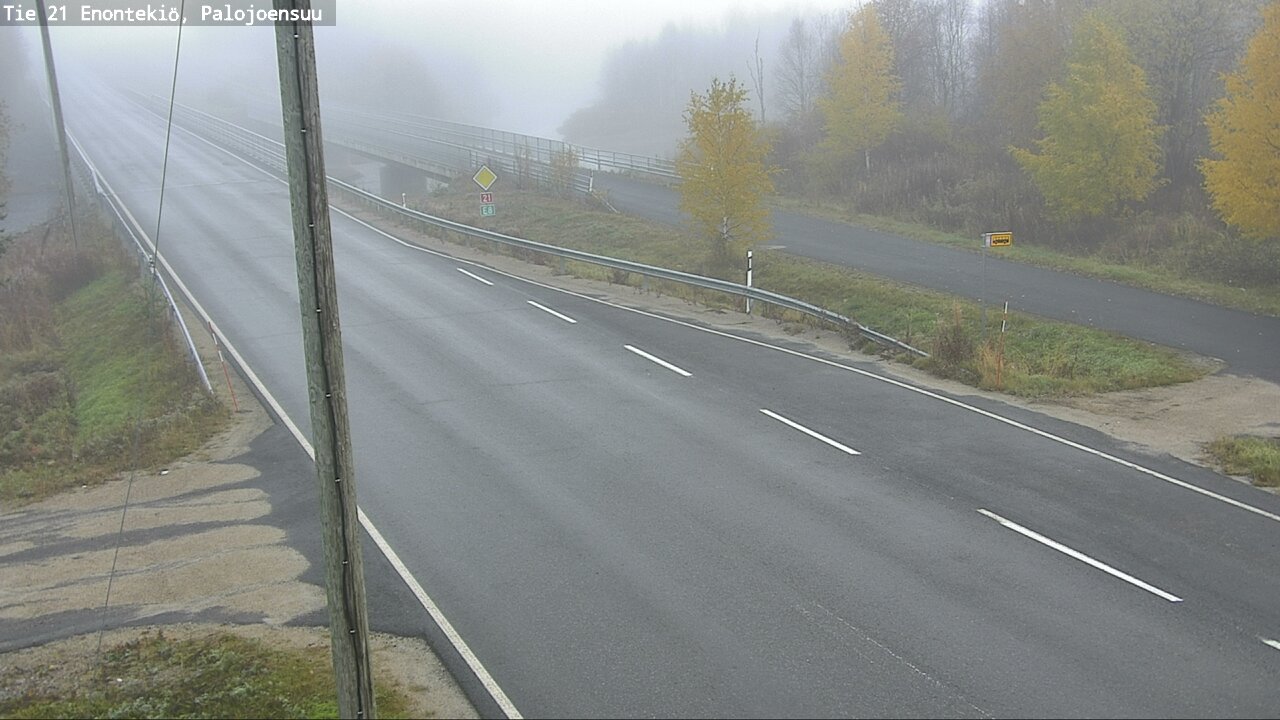 Weather Camera Image Road 21 Enontekiö, Palojoensuu, Enontekiö, Lappi