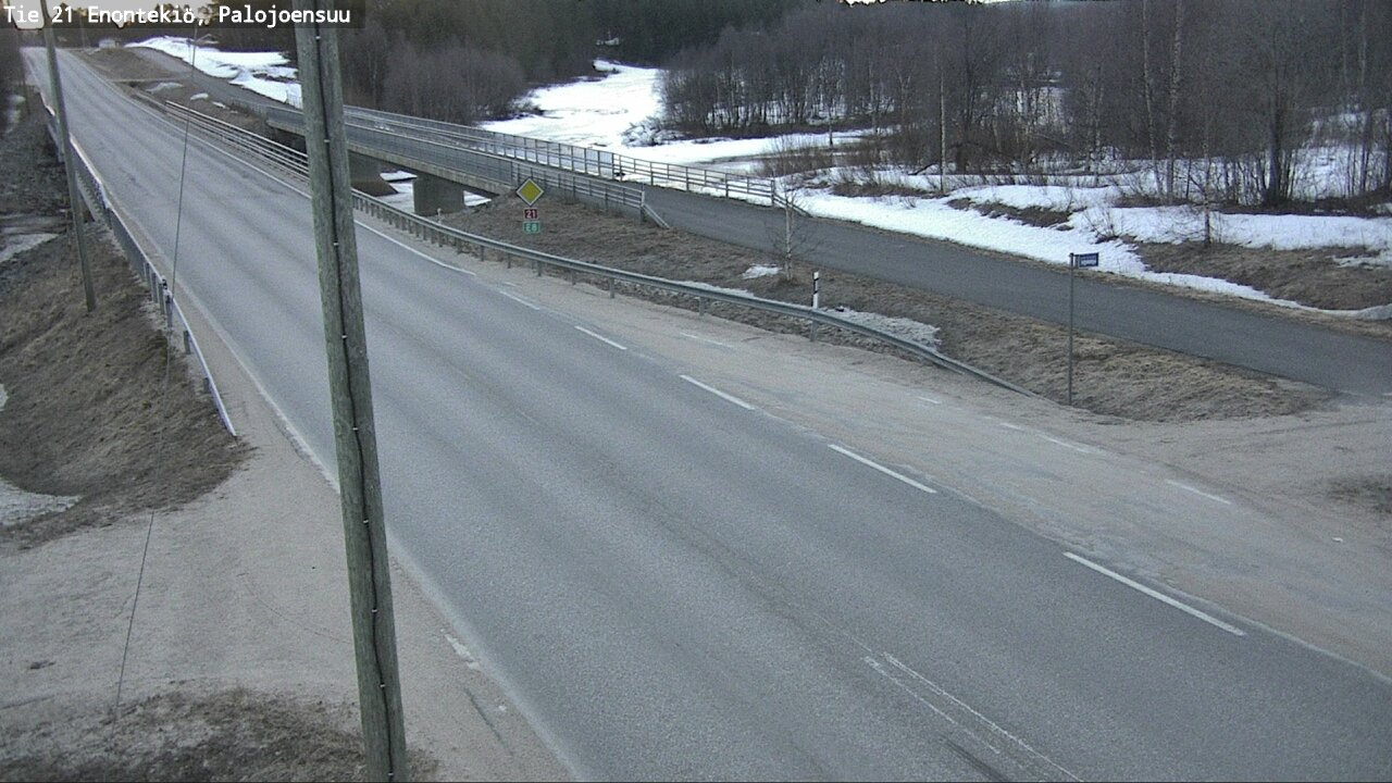 Weather Camera Image Väg 21 Enontekis, Palojoensuu, Enontekiö, Lappi