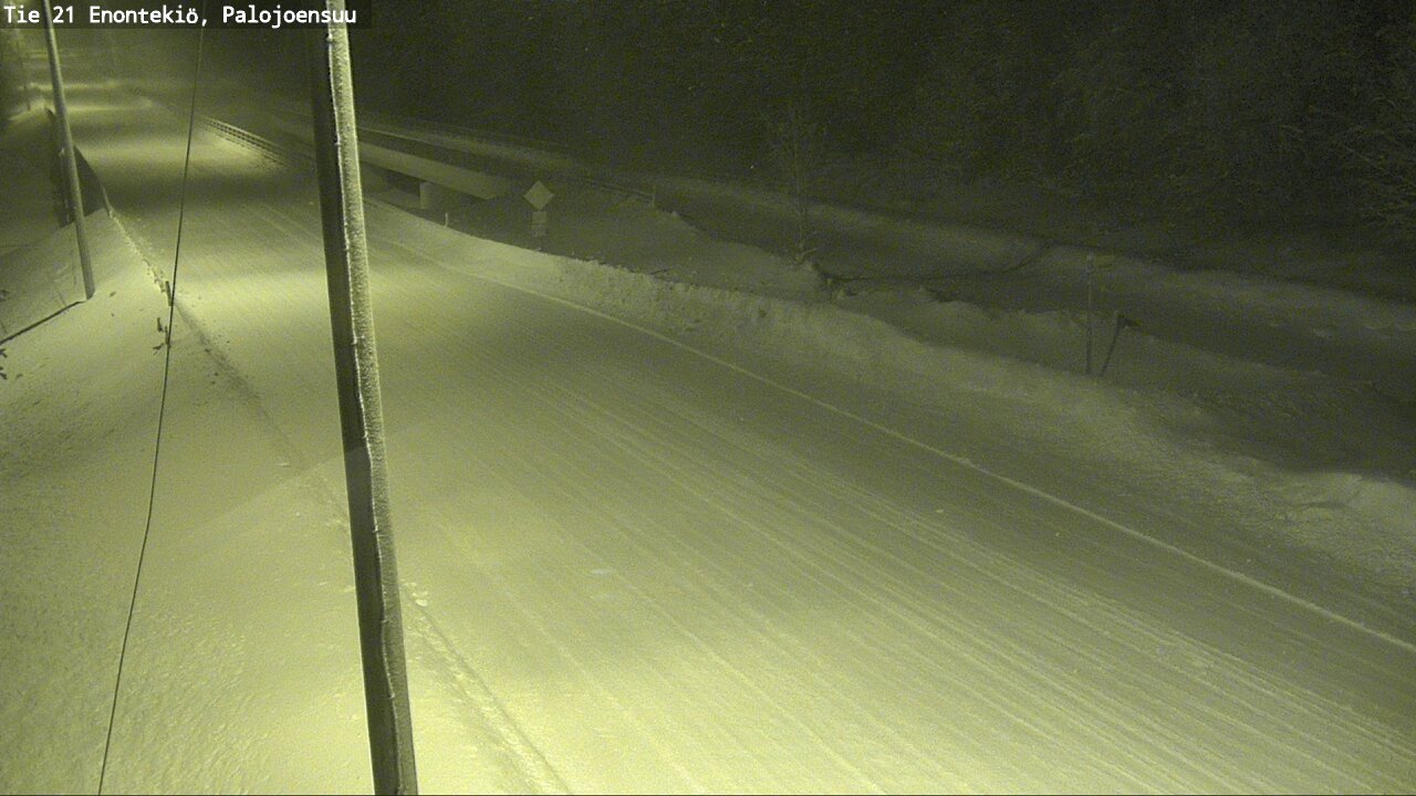 Weather Camera Image Väg 21 Enontekis, Palojoensuu, Enontekiö, Lappi