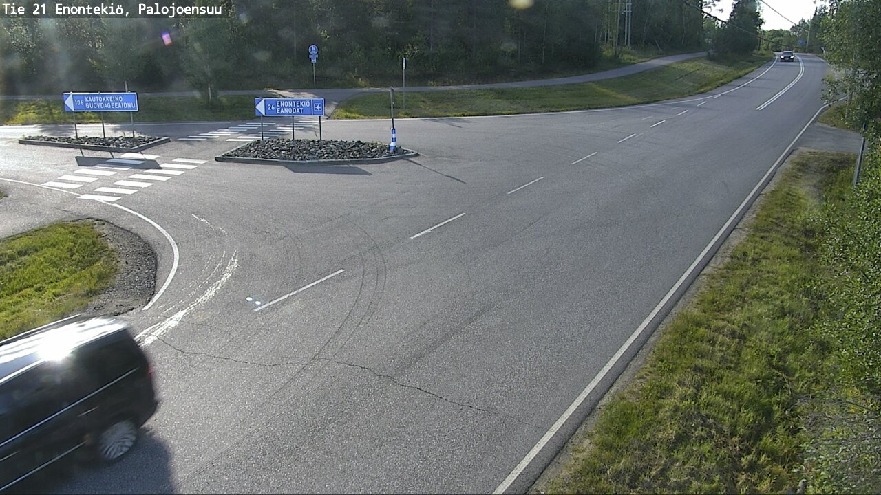 Weather Camera Image Väg 21 Enontekis, Palojoensuu, Enontekiö, Lappi