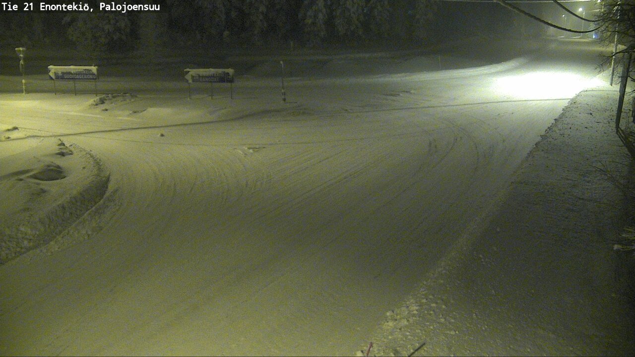 Weather Camera Image Väg 21 Enontekis, Palojoensuu, Enontekiö, Lappi