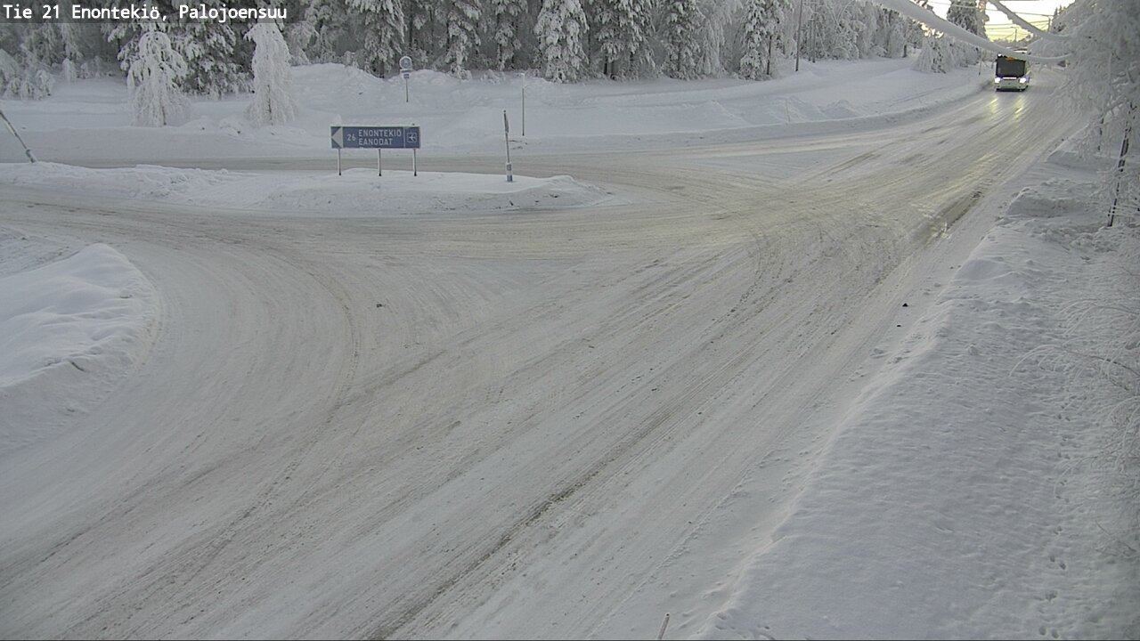 Weather Camera Image Väg 21 Enontekis, Palojoensuu, Enontekiö, Lappi