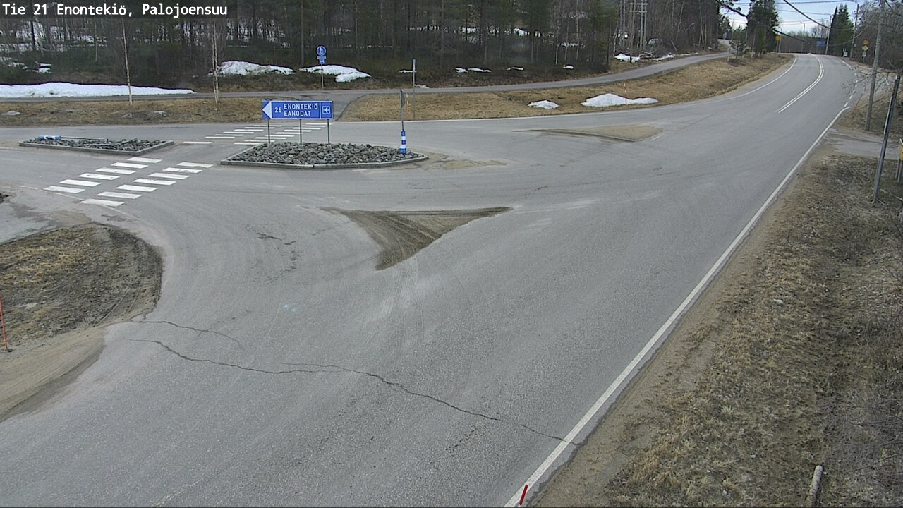 Weather Camera Image Väg 21 Enontekis, Palojoensuu, Enontekiö, Lappi
