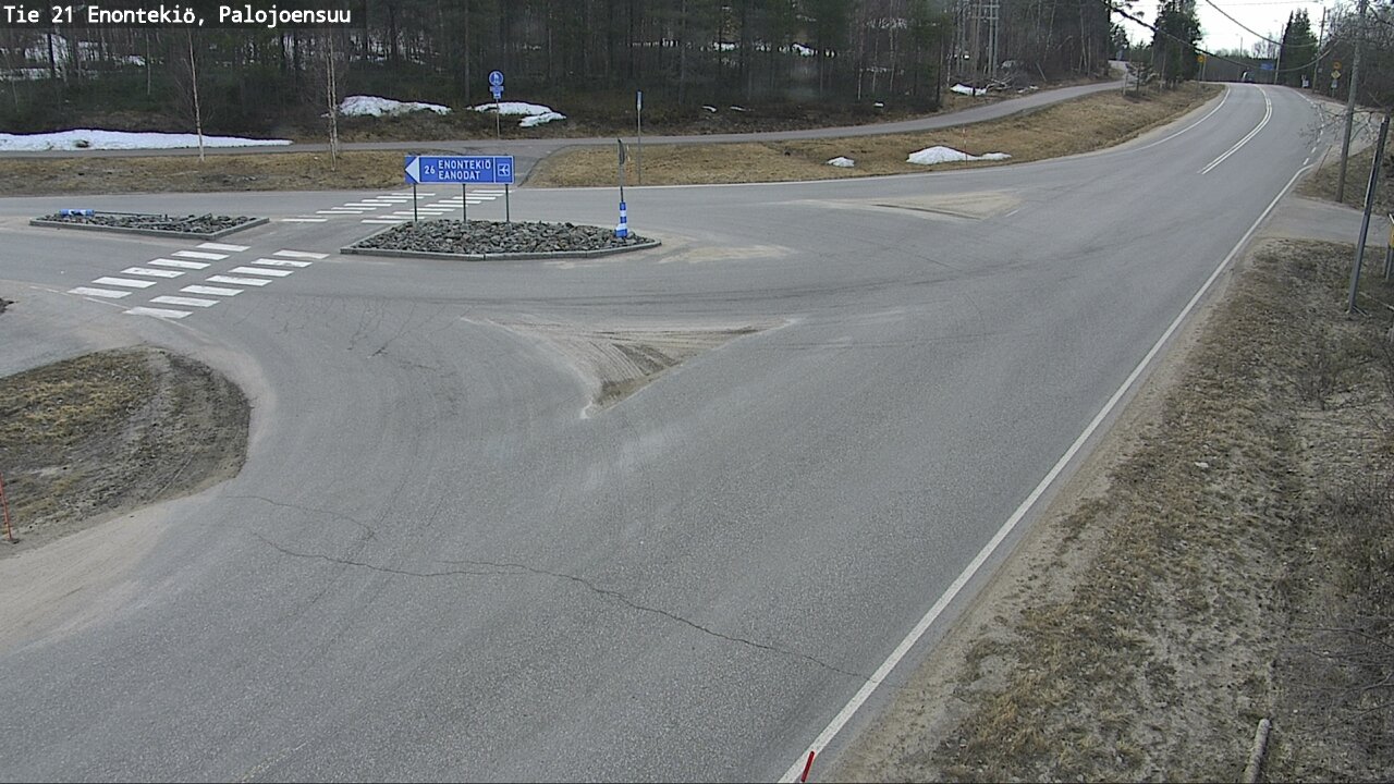 Weather Camera Image Road 21 Enontekiö, Palojoensuu, Enontekiö, Lappi