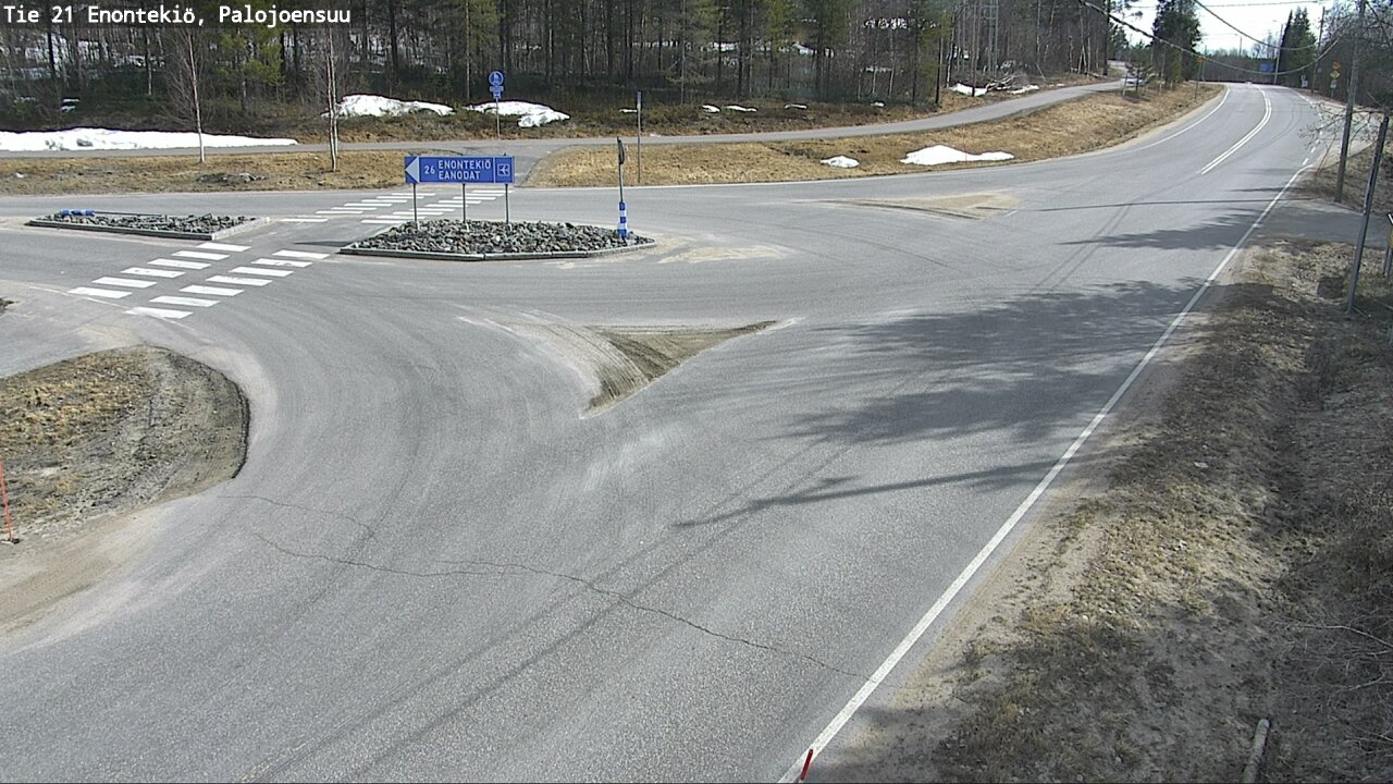 Weather Camera Image Väg 21 Enontekis, Palojoensuu, Enontekiö, Lappi