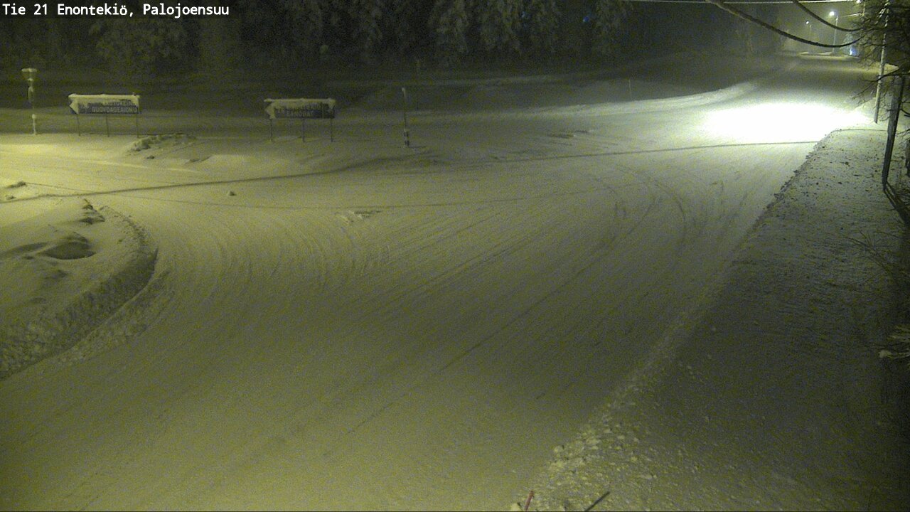 Weather Camera Image Väg 21 Enontekis, Palojoensuu, Enontekiö, Lappi