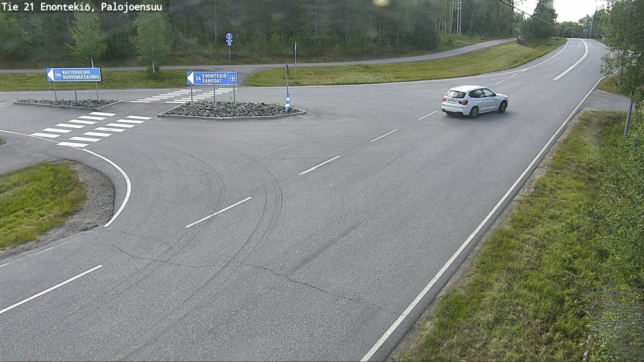 Weather Camera Image Road 21 Enontekiö, Palojoensuu, Enontekiö, Lappi