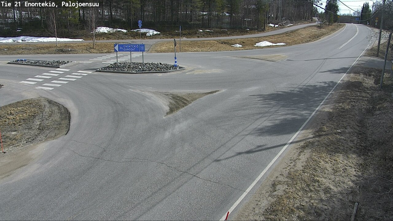 Weather Camera Image Väg 21 Enontekis, Palojoensuu, Enontekiö, Lappi