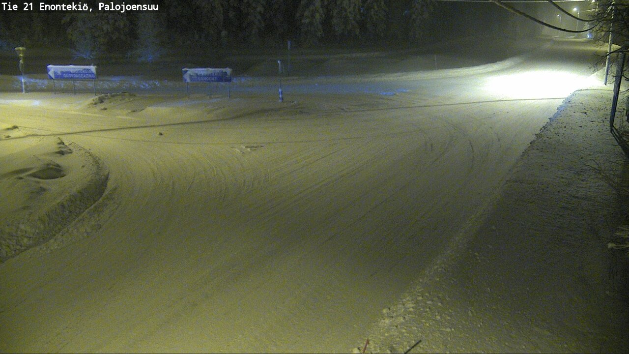 Weather Camera Image Väg 21 Enontekis, Palojoensuu, Enontekiö, Lappi