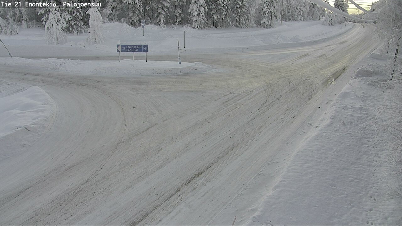 Weather Camera Image Väg 21 Enontekis, Palojoensuu, Enontekiö, Lappi